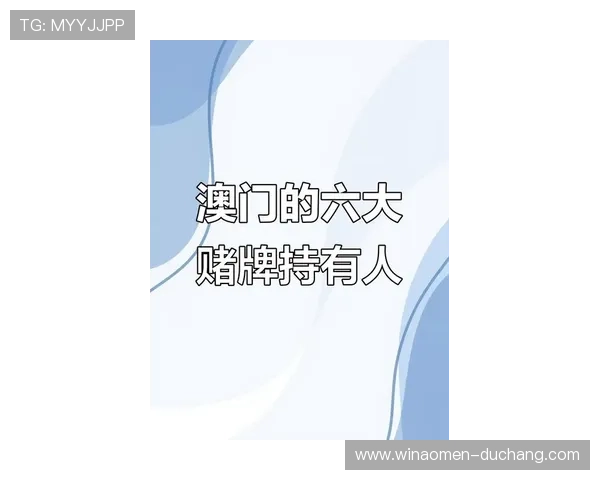 澳门六大赌牌持有者的背景及其在博彩行业中的地位 澳门六大赌牌持有者的背景及其在博彩行业中的地位